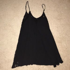 Flowy black dress